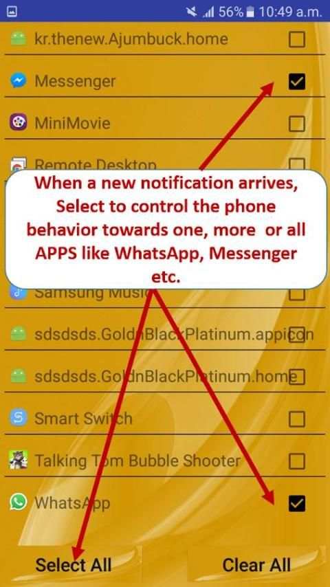 Dyna Call Flash Light (Call, SMS & Notification) screenshot 5