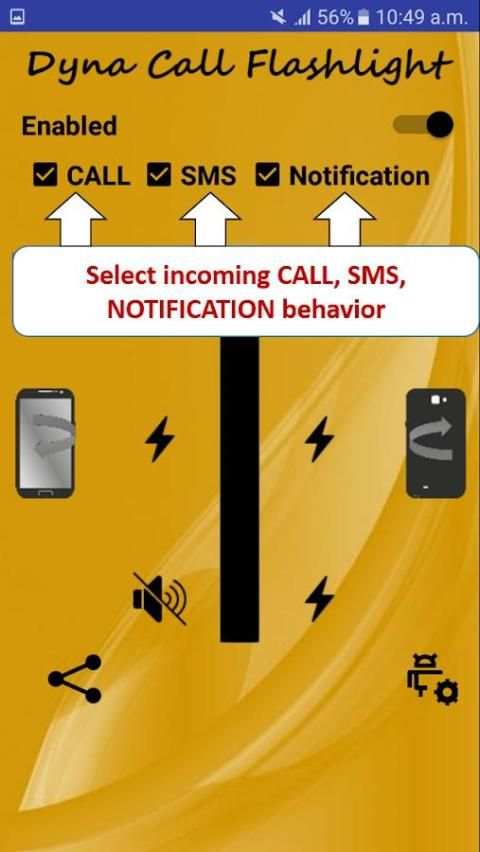 Dyna Call Flash Light (Call, SMS & Notification) screenshot 6