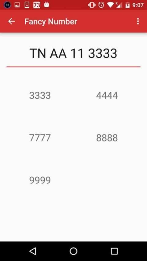 Fancy Number - Car, Bike स्क्रीनशॉट 2