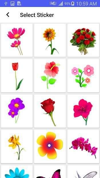 Flower Photo Frames Live wallpaper स्क्रीनशॉट 5