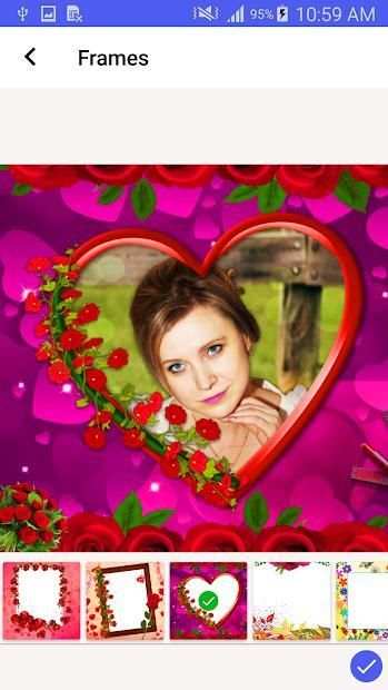 Flower Photo Frames Live wallpaper स्क्रीनशॉट 8