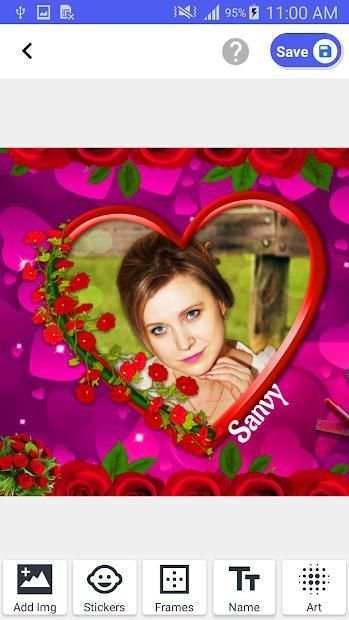 Flower Photo Frames Live wallpaper स्क्रीनशॉट 9