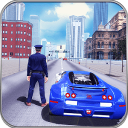 Crime City Police Car Driving Simulator: Cop Car आइकन
