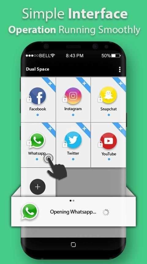 Dual Space - Clone App & Multi Accounts 2018 1 تصوير الشاشة