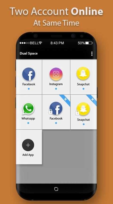 Dual Space - Clone App & Multi Accounts 2018 3 تصوير الشاشة