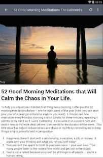MORNING MEDITATION screenshot 1