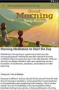 MORNING MEDITATION screenshot 6