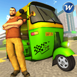 ikon Tuk Tuk Auto Rickshaw Driver 2018: Transport Games