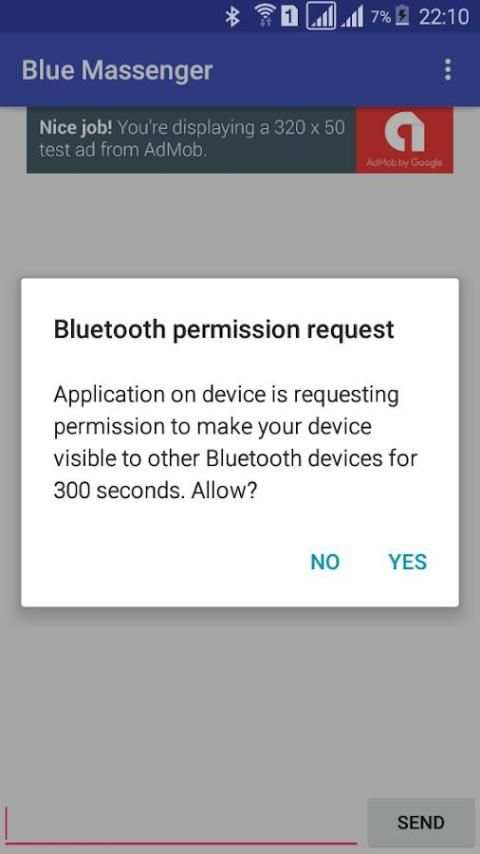 Blue Massenger screenshot 1