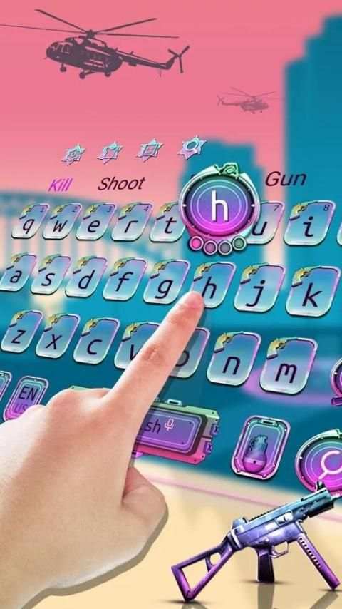 City of Crime Keyboard Theme screenshot 2
