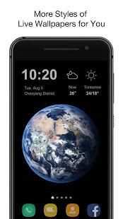 OS flower live wallpaper स्क्रीनशॉट 3