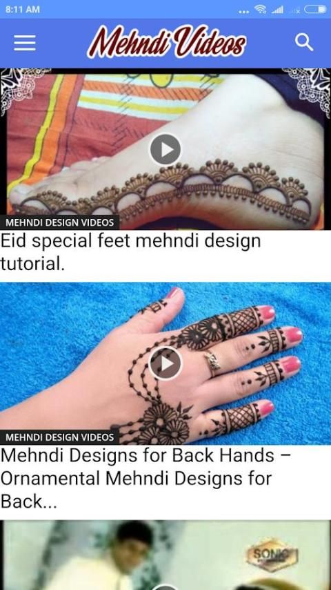 10 Trendy, Unique and Simple Mehandi Designs - Makeup Review And Beauty Blog