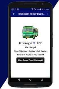 Krishnagiri Bus Info screenshot 1