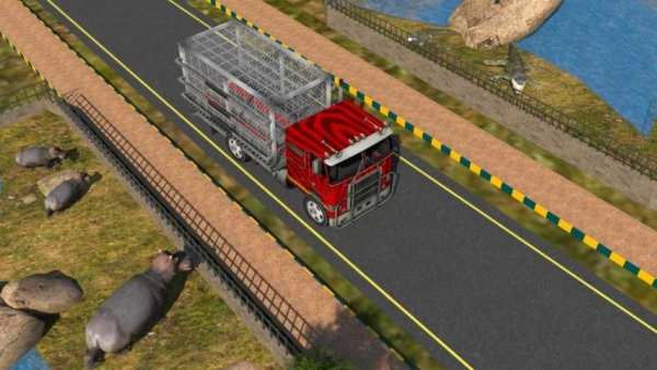 Zoo Transporter: Animal Truck Driving स्क्रीनशॉट 7