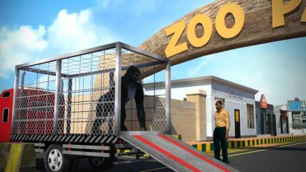Zoo Transporter: Animal Truck Driving स्क्रीनशॉट 5