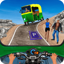 Rickshaw Free Tuk Tuk Simulation 2018 أيقونة