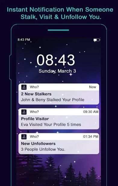 Who Viewed Me - Follower Tracker For Instagram screenshot 1