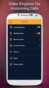 Video Ringtone for Incoming Call 2018 screenshot 1