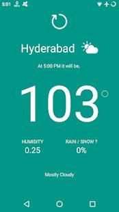 Hyderabad Weather स्क्रीनशॉट 1