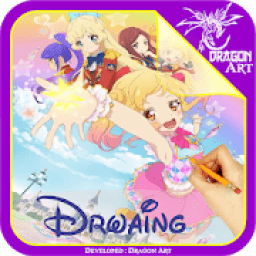 ikon Learn How to Draw Aikatsu Stars all characters