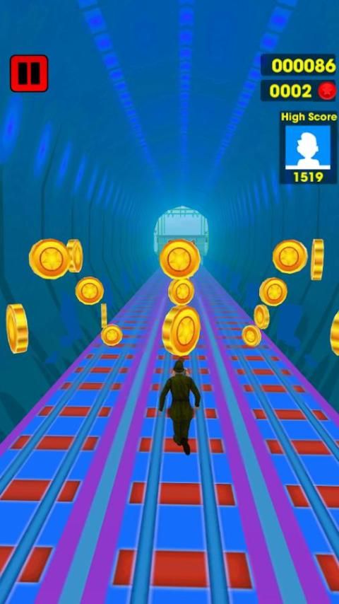 Subway Train Surf Rush 3D screenshot 4