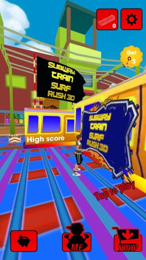 Subway Train Surf Rush 3D screenshot 8