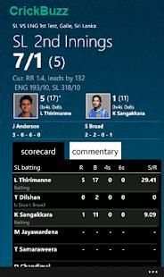 CrickBuzz : Cricket Live Score स्क्रीनशॉट 1