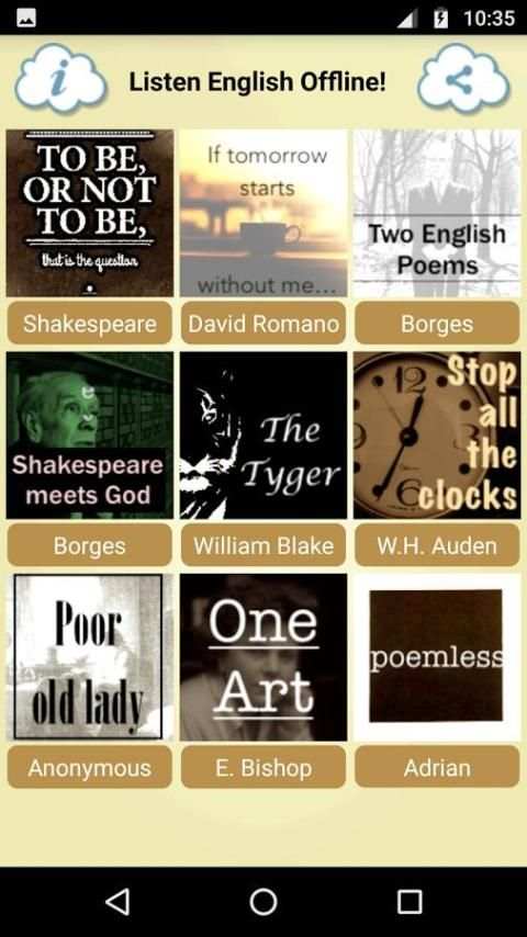 Listen English Poems Offline screenshot 7