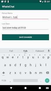 WhatsChat: Fake Chat Conversation for Whatsapp screenshot 5