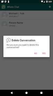 WhatsChat: Fake Chat Conversation for Whatsapp screenshot 1