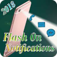 Red Flashlight on call & SMS: Ringing Flashlight