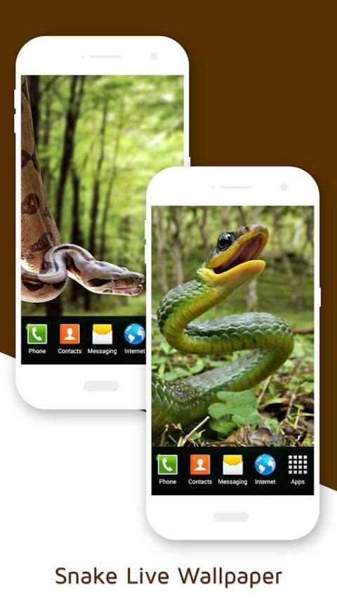 Snake Live Wallpaper स्क्रीनशॉट 4