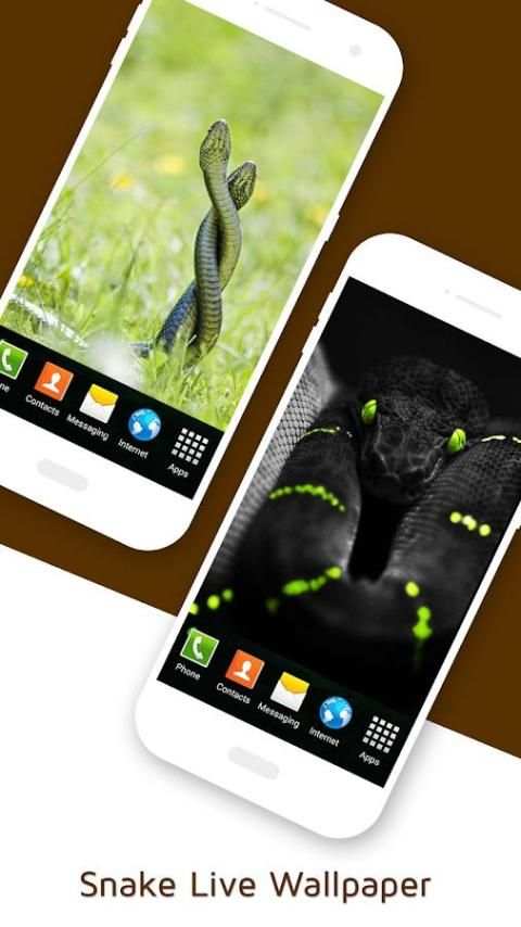 Snake Live Wallpaper स्क्रीनशॉट 5