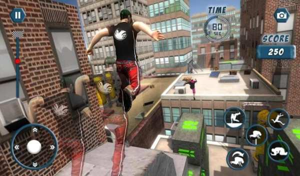 City Rooftop Parkour Simulator: Runner Game screenshot 1