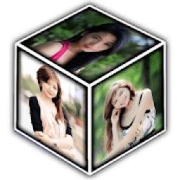 Photo 3D Cube Live Wallpaper