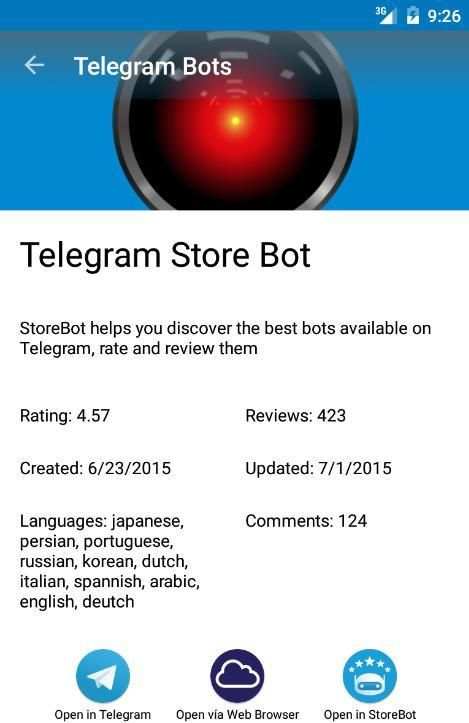 Telegram Bots screenshot 1
