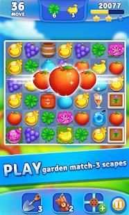 Taman Buah - Pertandingan Cocok 3 screenshot 1