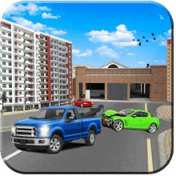 Car Towing Transport Game 2018: Truck Towing Games