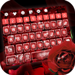 ikon Red Rose Keyboard Theme
