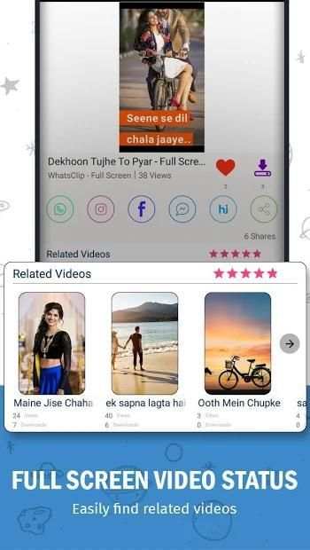 Full Screen Video Status screenshot 7