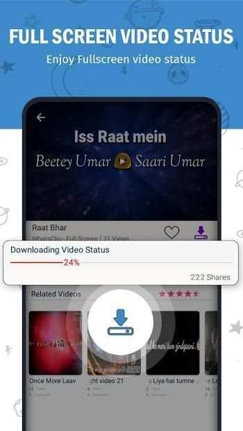 Full Screen Video Status screenshot 4