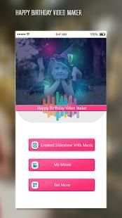 Happy Birthday Video Maker screenshot 1