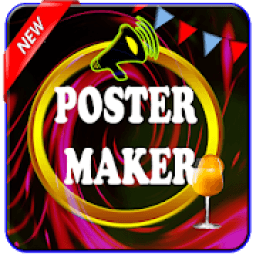 Poster Maker and Advertisement Banner Designer आइकन