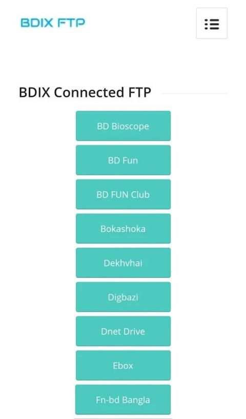 BDIX FTP screenshot 2