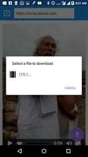 FACEBOOK VIDEO DOWNLOADER screenshot 1