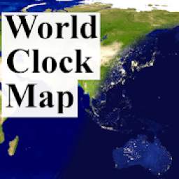 World Clock Map