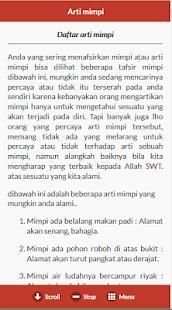 Kamus Arti Mimpi screenshot 2