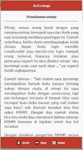 Kamus Arti Mimpi screenshot 4