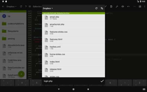 Quoda Code Editor screenshot 3