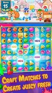 Fruit Shake - Adventure Match 3 jam game Free screenshot 18